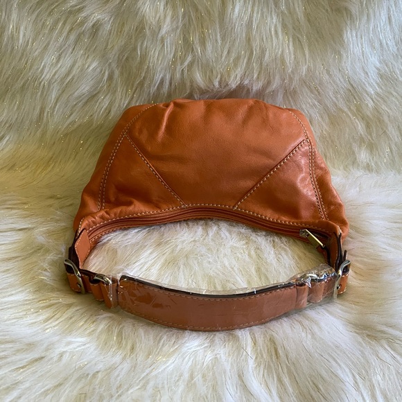 Tignanello Orange shoulder Purse - Picture 3 of 6